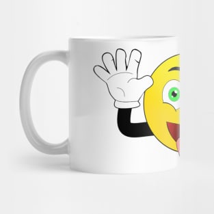 Funny Emoji Face Cover Happy Face 2020 Mug